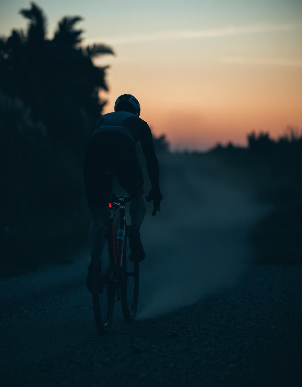 Cycling gear packed inside a Striker Hero Bag beside a gravel bike